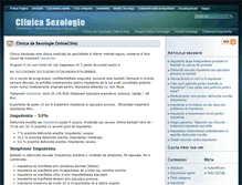 Tablet Screenshot of clinicasexologie.ro